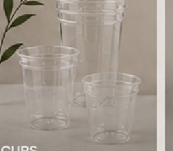 Clear cups